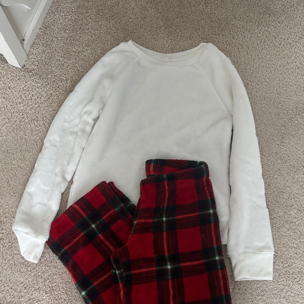 Cat & Jack White Sleepwear Top